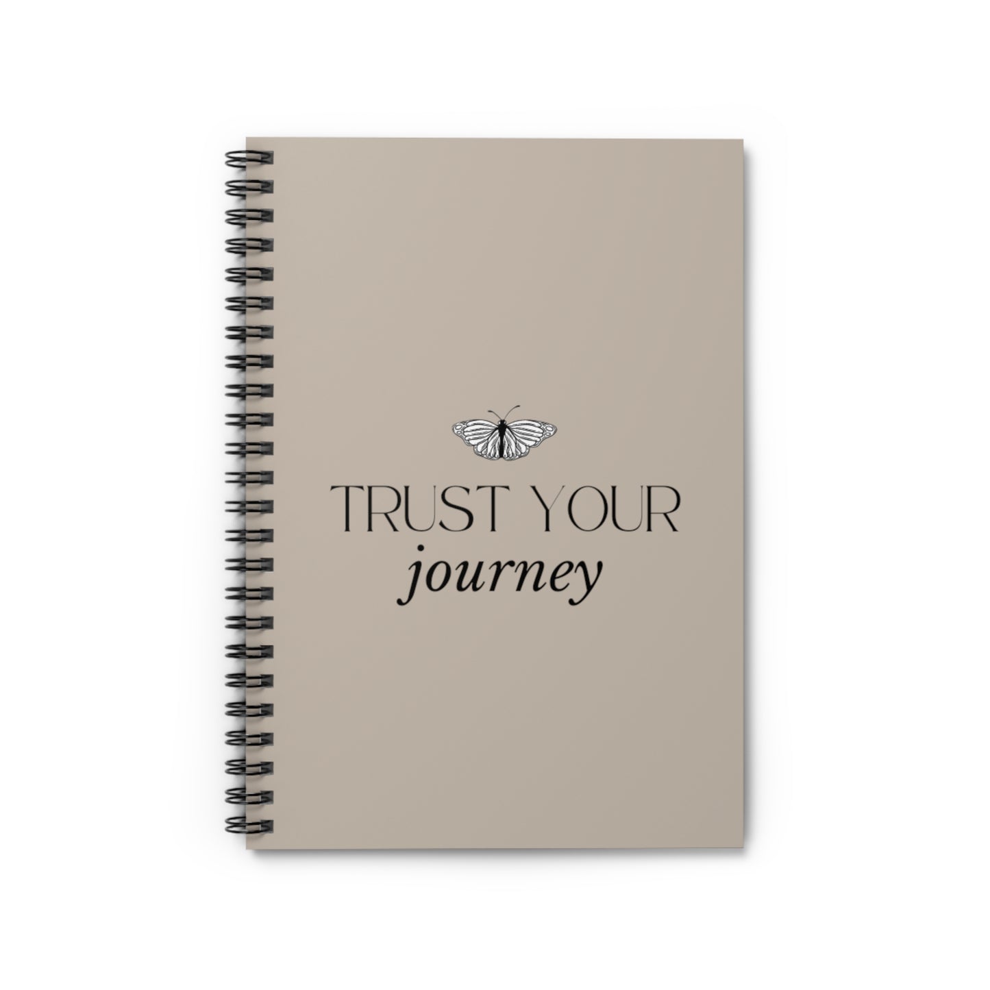 Trust Your Journey - Spiral Notebook - Ruled Line