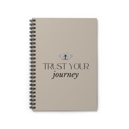 Trust Your Journey - Spiral Notebook - Ruled Line