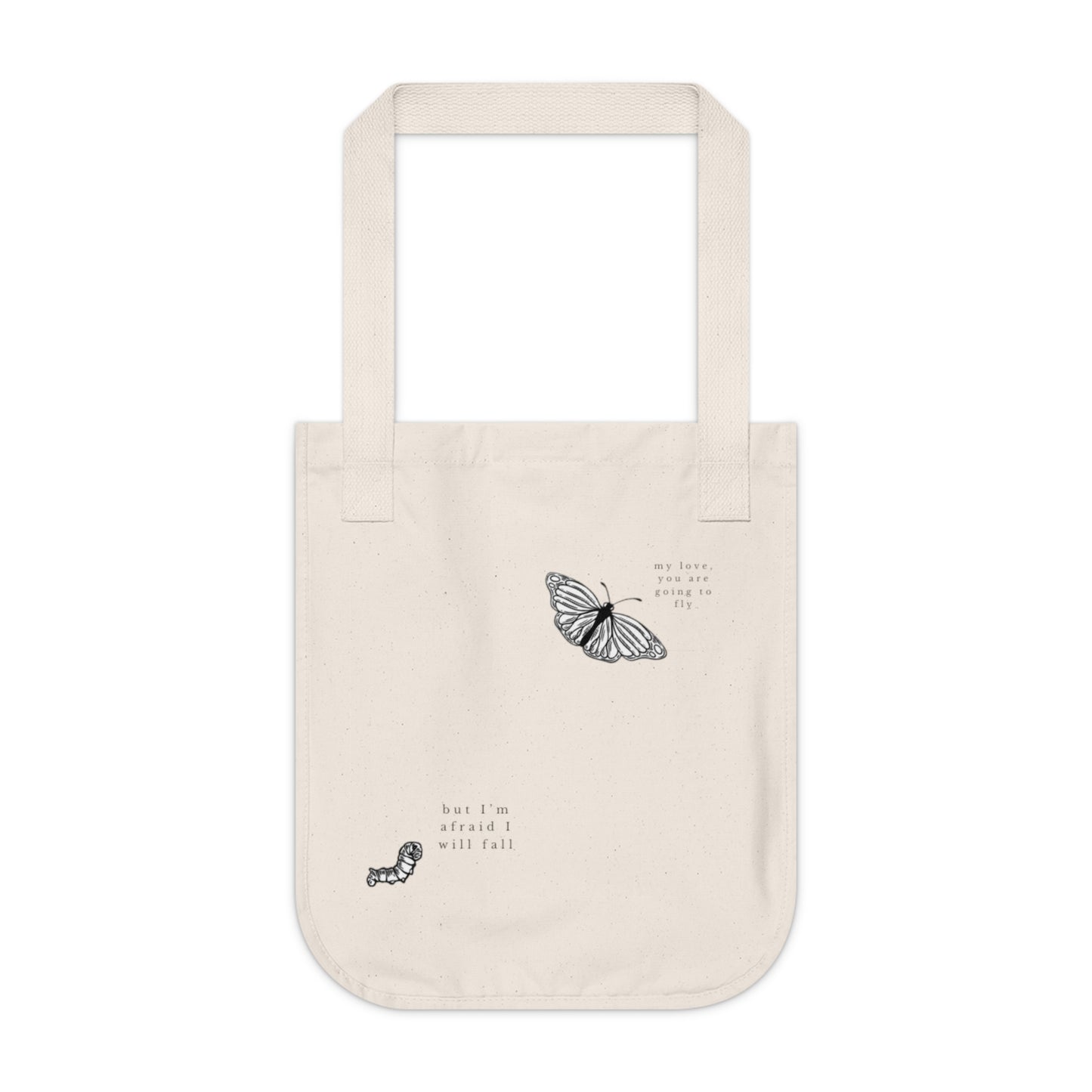 Trust Your Journey: Organic Canvas Tote Bag