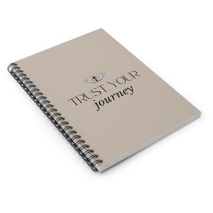 Trust Your Journey - Spiral Notebook - Ruled Line