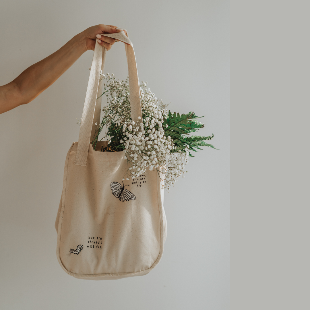 Trust Your Journey: Organic Canvas Tote Bag