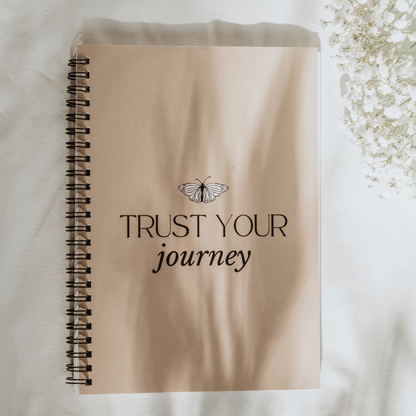 Trust Your Journey - Spiral Notebook - Ruled Line